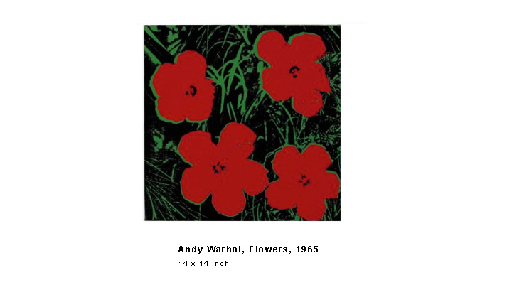 Andy Warhol, Flowers, 1965